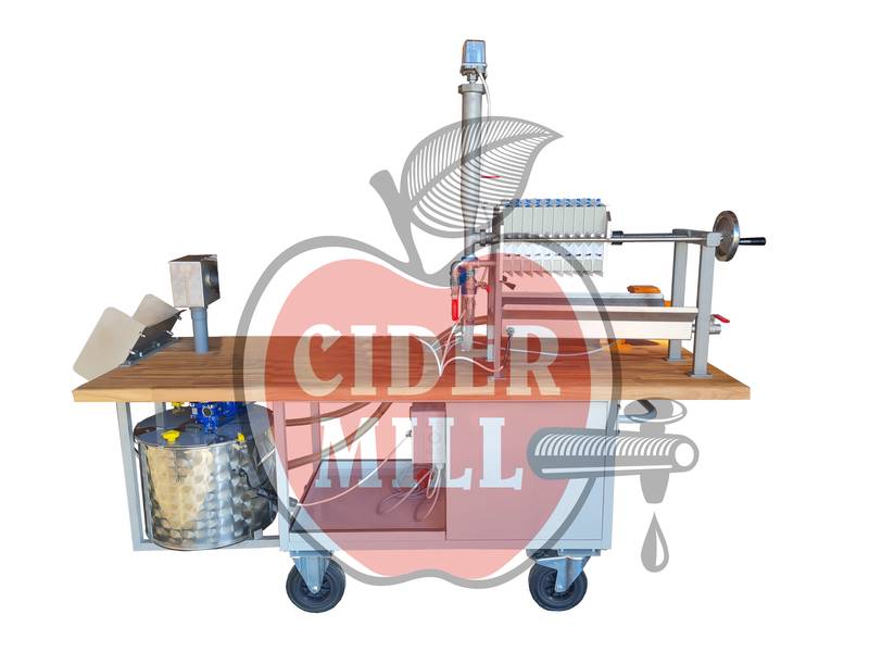 Oil press trolley KKF200/10-2 without oil press + filter press