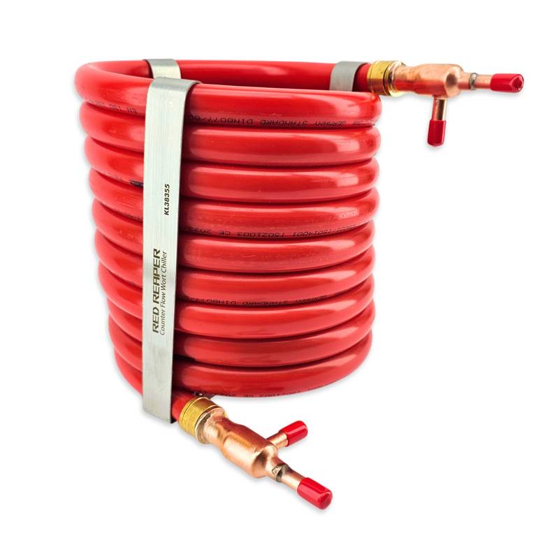 Priešsrovinis aušintuvas Red Reaper 5,6m PEX/Varis 9,5mm duotight suderinamas
