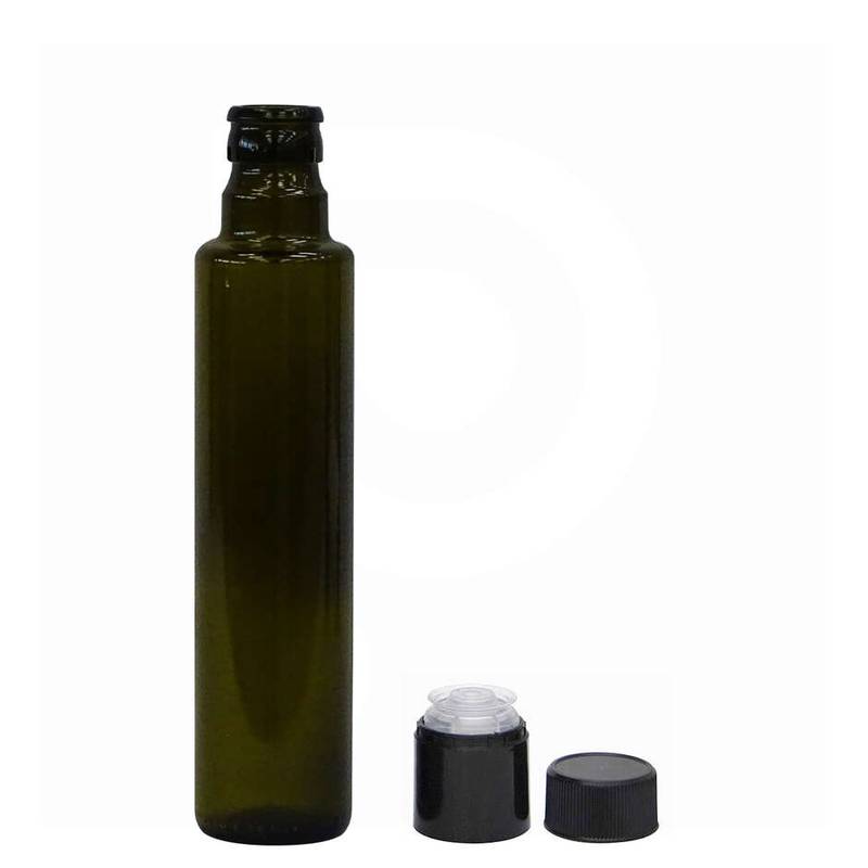 Pudel Dorica roheline 250ml Guala mittetäidetava korgiga (30tk)