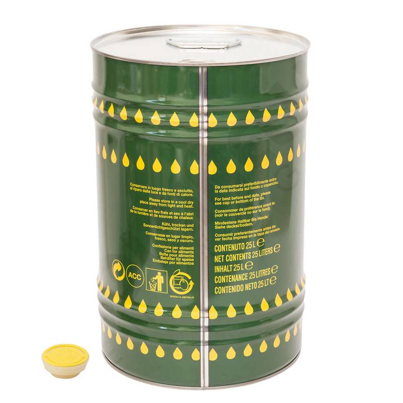 Plekk-kanister 25L õlile (42tk)
