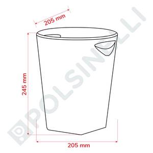 Quadra Clear Plexiglass Wine Cooler Bucket