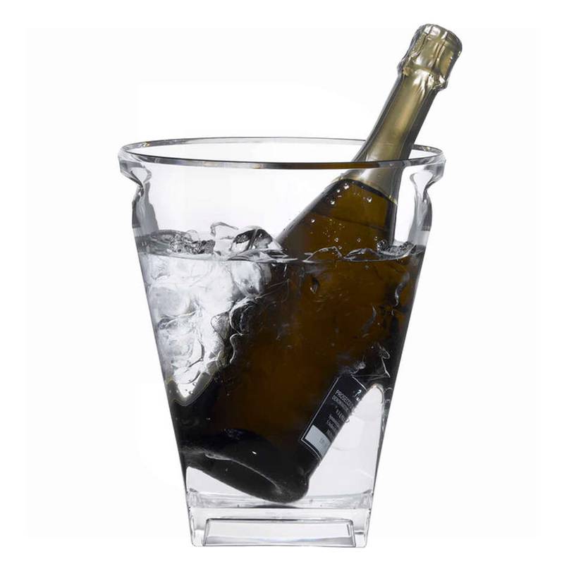 Quadra Clear Plexiglass Wine Cooler Bucket