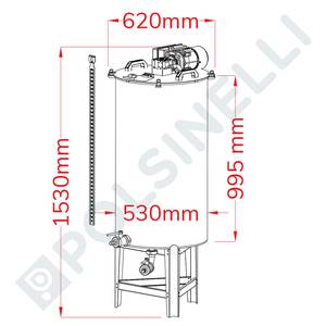 Segamismahuti 200L inverteriga