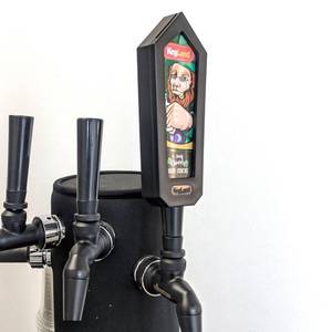 Tap handle Bishop with replaceable label