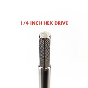 Mash stirrer 600mm 1/4" hex drive stainless steel