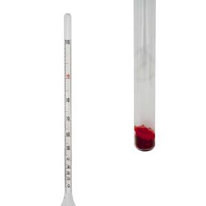 Alcoholmeter 0°-100° long