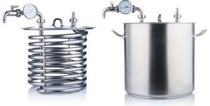 Pasterizators ar plūsmas ātrumu no 50L līdz 60-80L/h