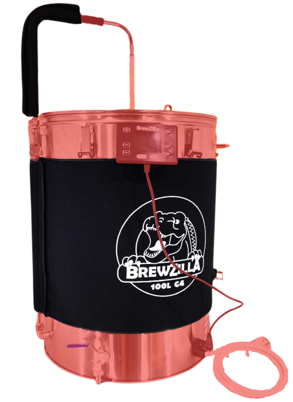 Neoprenhülle 100L BrewZilla Gen 4 mit Rezirkulationsarmabdeckung