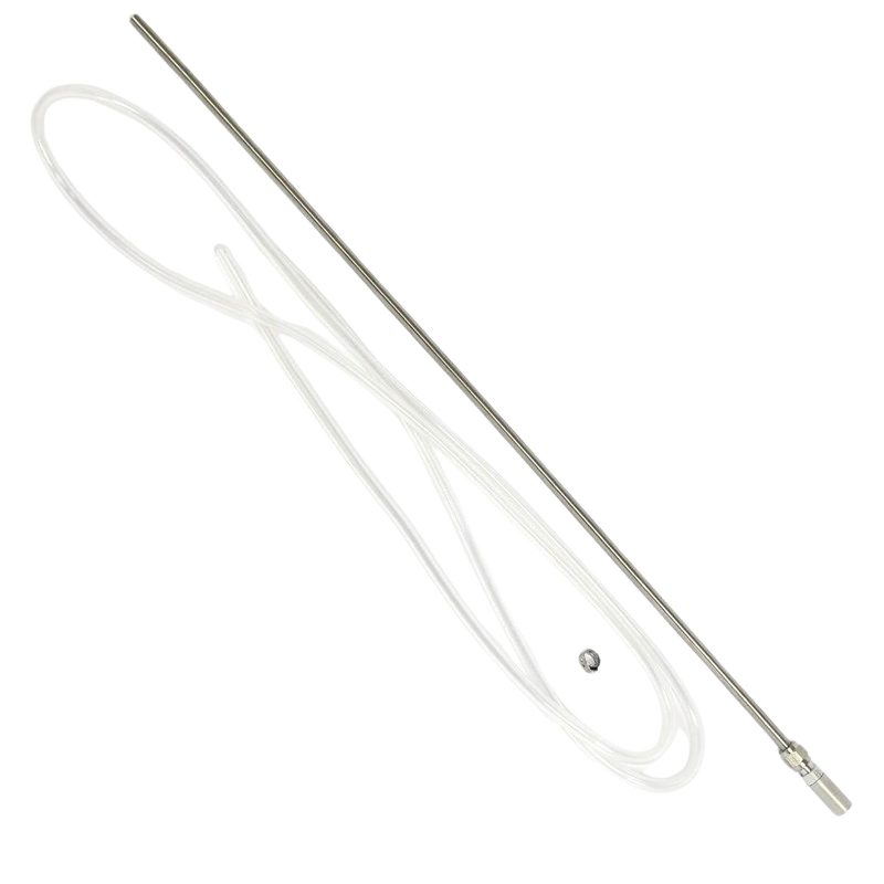 Deguonies tiekimo lazdelės komplektas 650mm 2 mikronai nerūdijantis plienas