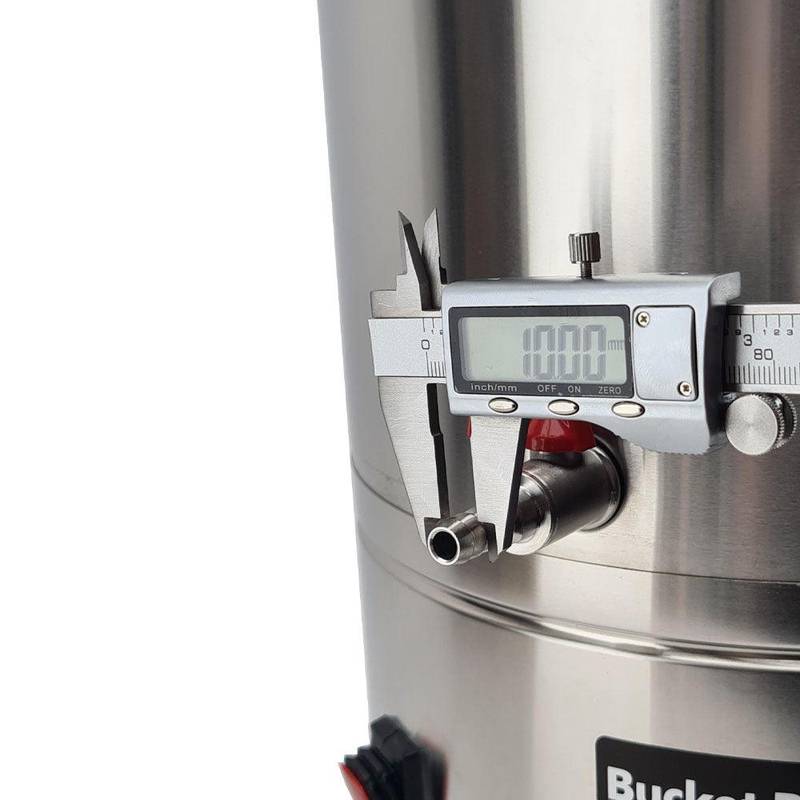 Fermenter 35L with built-in heating element stainless steel