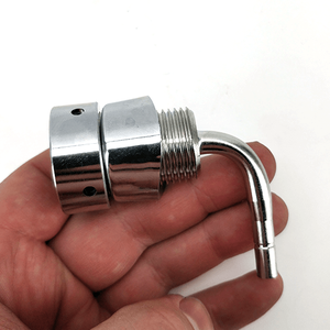 Kort skaft 6,5mm (1/4") NukaTap duotight-kompatibel rostfritt stål