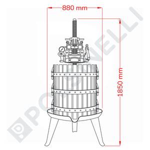 Press 210L ø60 hüdrauliline