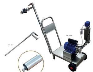 Abfüller für ENO-Gärtanks/Fässer mit Pumpe