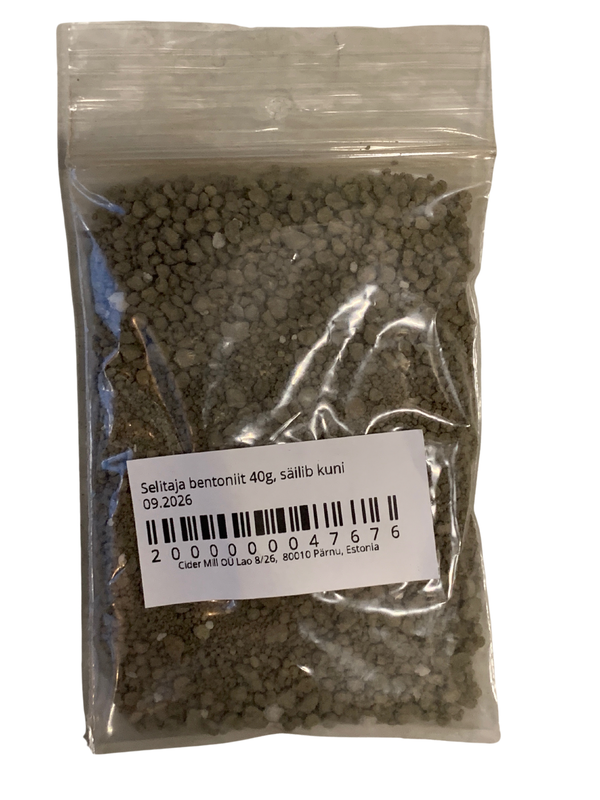 Bentonit 40g mindestens haltbar bis 03,2028