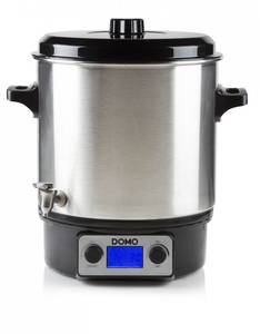 Pasteurizer 27L with valve stainless steel