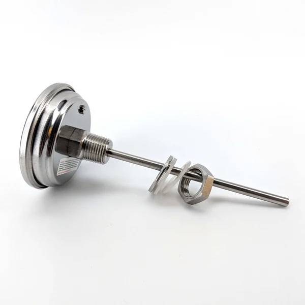 Termomeeter 3" sihikuga pikk vars 132mm roostevaba teras