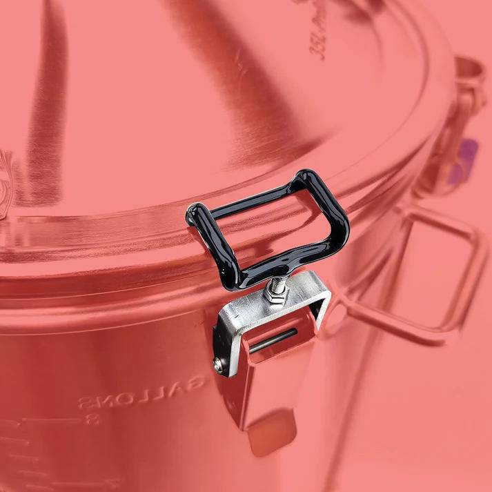 Kansikiinnikkeet säädettävät lyhyet (4kpl) BrewZilla + DigiBoil ruostumaton teräs