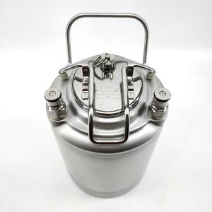 Säiliö 2L Ball Lock ruostumaton teräs