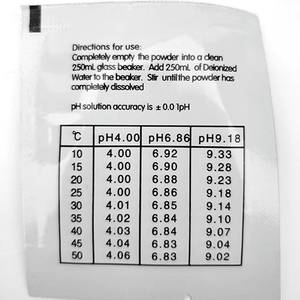 Buffer solution 3-pack (4.00 / 6.86 / 9.18 pH)