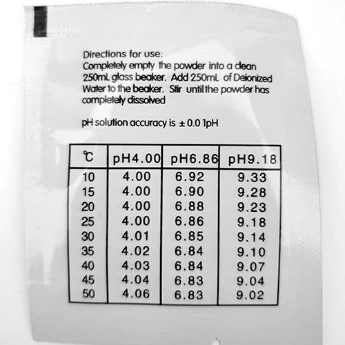Buffer solution 3-pack (4.00 / 6.86 / 9.18 pH)