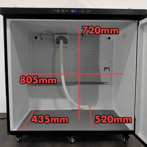 Kegeratorius Series X Plus EU su ratukais 2x lašų padėklais CO2 baliono laikikliu