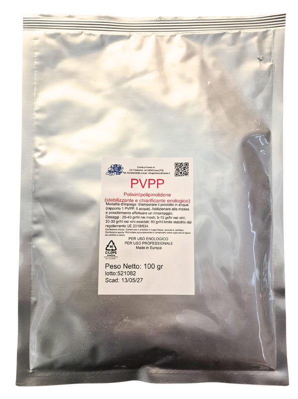 Kirkastusaine PVPP (E1202) 100g Chimica Franke