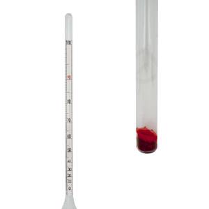 Alcoholmeter 0°-100° long