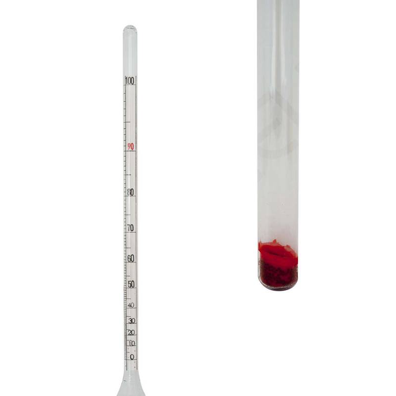 Alcoholmeter 0°-100° long