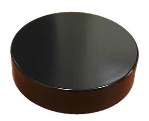 Plastikinis dangtelis 48mm juodas