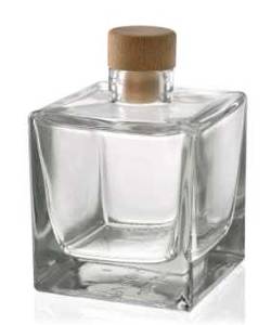 Lasipullo Cube 200ml kirkas 10kpl