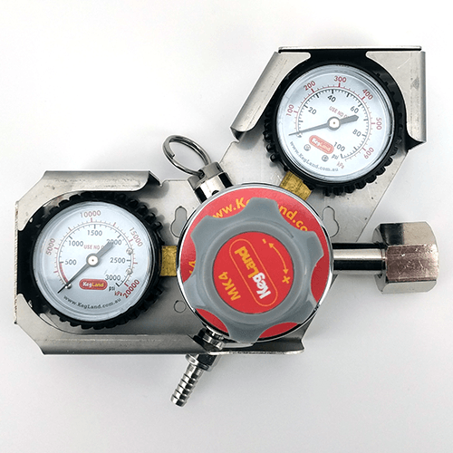 Gauge protector for MK4 regulator stainless steel