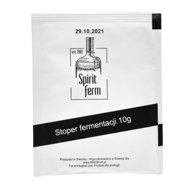Fermentation stopper 10g / 25L. Best before 30.08.2027