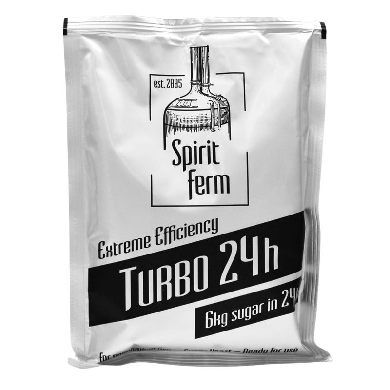 Hiiva + ravinne Turbo 24h 195g tislaamista varten Parasta ennen 14.01.2028