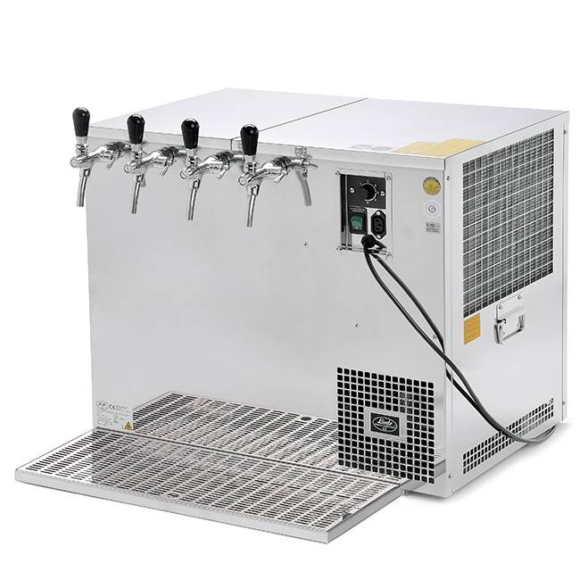 Eisbankkühler AS-160 INOX Tropical Green Line 2 Zapfhähne 110-160L/h