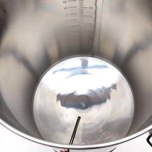 Fermentavimo talpykla 65L su kaitinimo elementu 60W nerūdijantis plienas