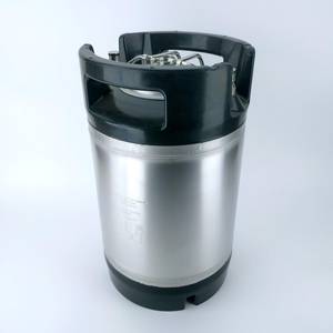 Tynnyri 9,5L Ball Lock kumipohja ja kahva