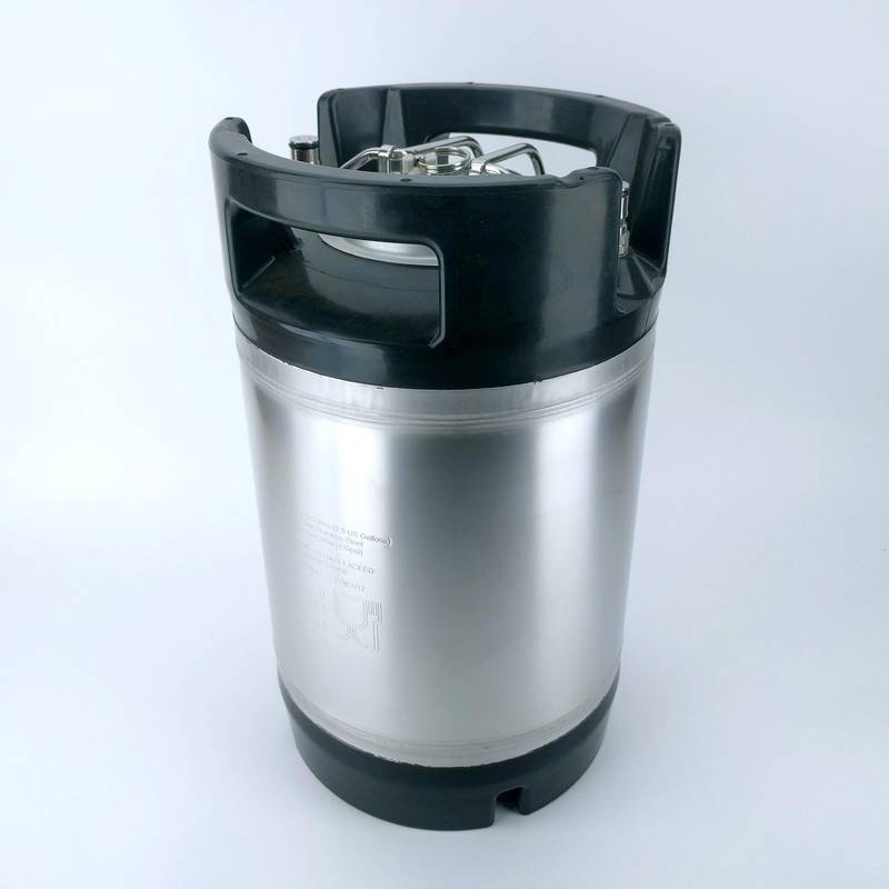 Tynnyri 9,5L Ball Lock kumipohja ja kahva
