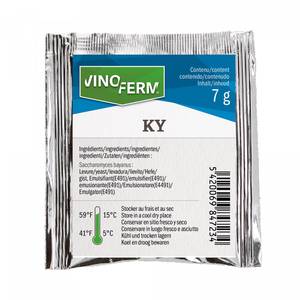 Vīna raugs Bioferm KY 7g restart/killer universāls. Derīgs līdz 07 2026