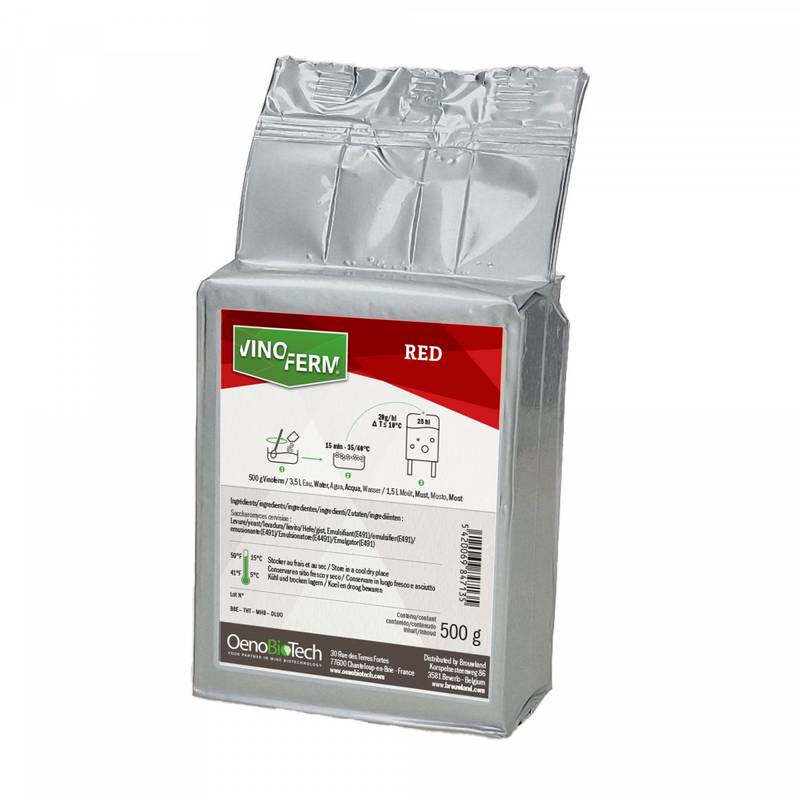 Dried wine yeast Bioferm RED 500g