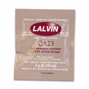 Vīna raugs Lalvin QA-23 5g gaišajiem vīniem/sidriem