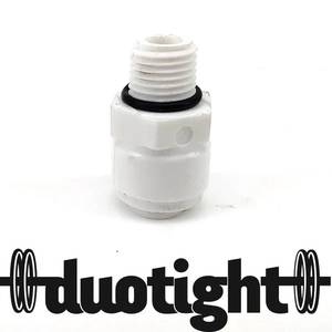 Liitin 9,5mm (3/8) x 1/4" DuoTight ulkokierre