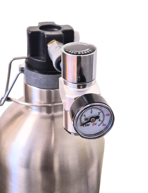 Behållare dryckesbehållare Growler 2L tappkranssats