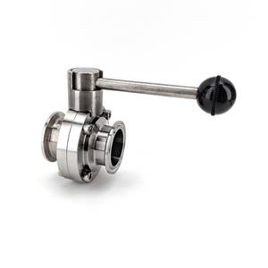 Läppäventtiili 2" Tri-Clamp ruostumaton teräs