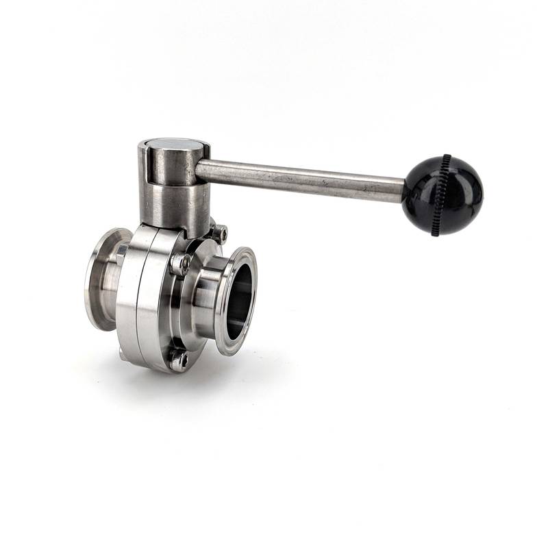 Läppäventtiili 2" Tri-Clamp ruostumaton teräs