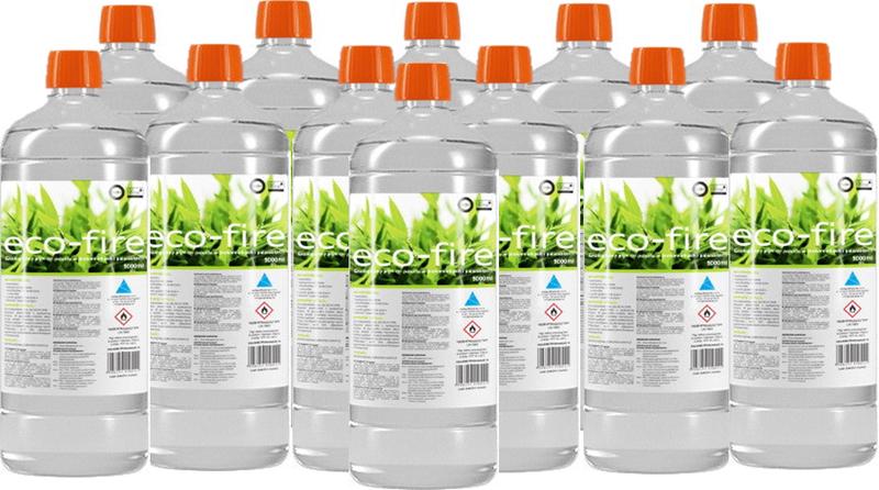 Põletusvedelik Eco-Fire 1L biokütus 9tk/kastis