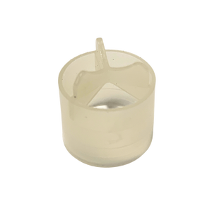 DSI dispense head backflow ball