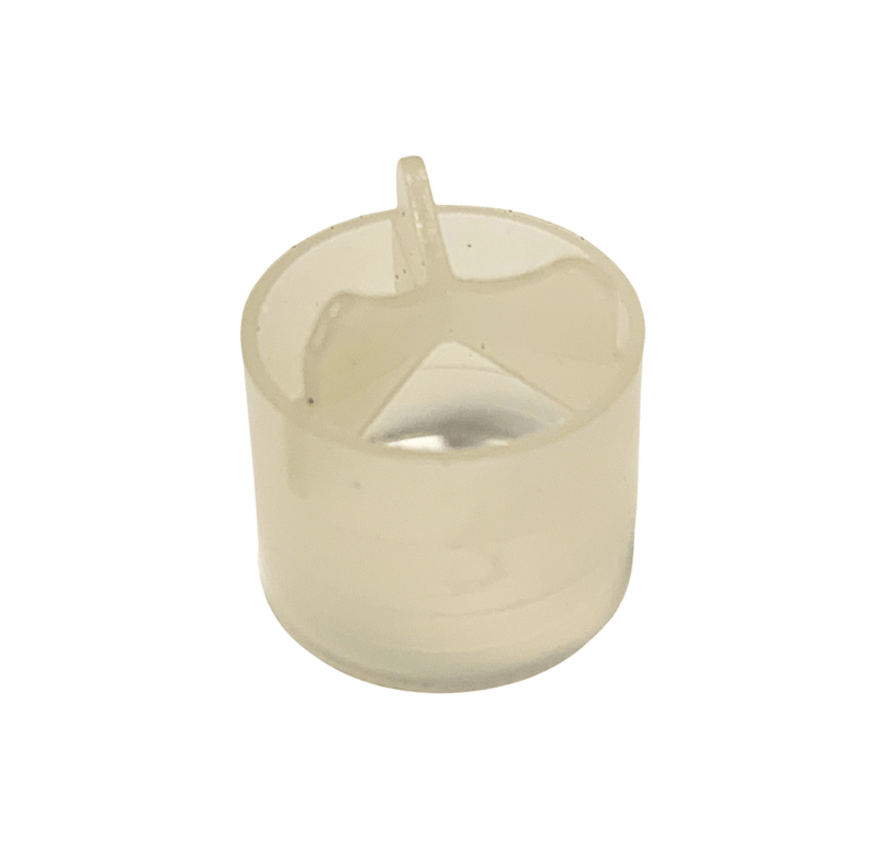 DSI dispense head backflow ball