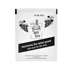 Yeast nutrient 10g/25L SpiritFerm with vitamin B expiry date 04.09.2027