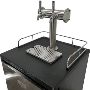 Drip tray 30x17x1.5cm punched countertop stainless steel
