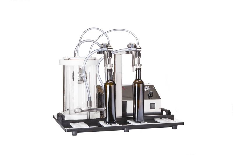 Filling unit Enolmaster with 2-nozzles oil/vinegar/wine